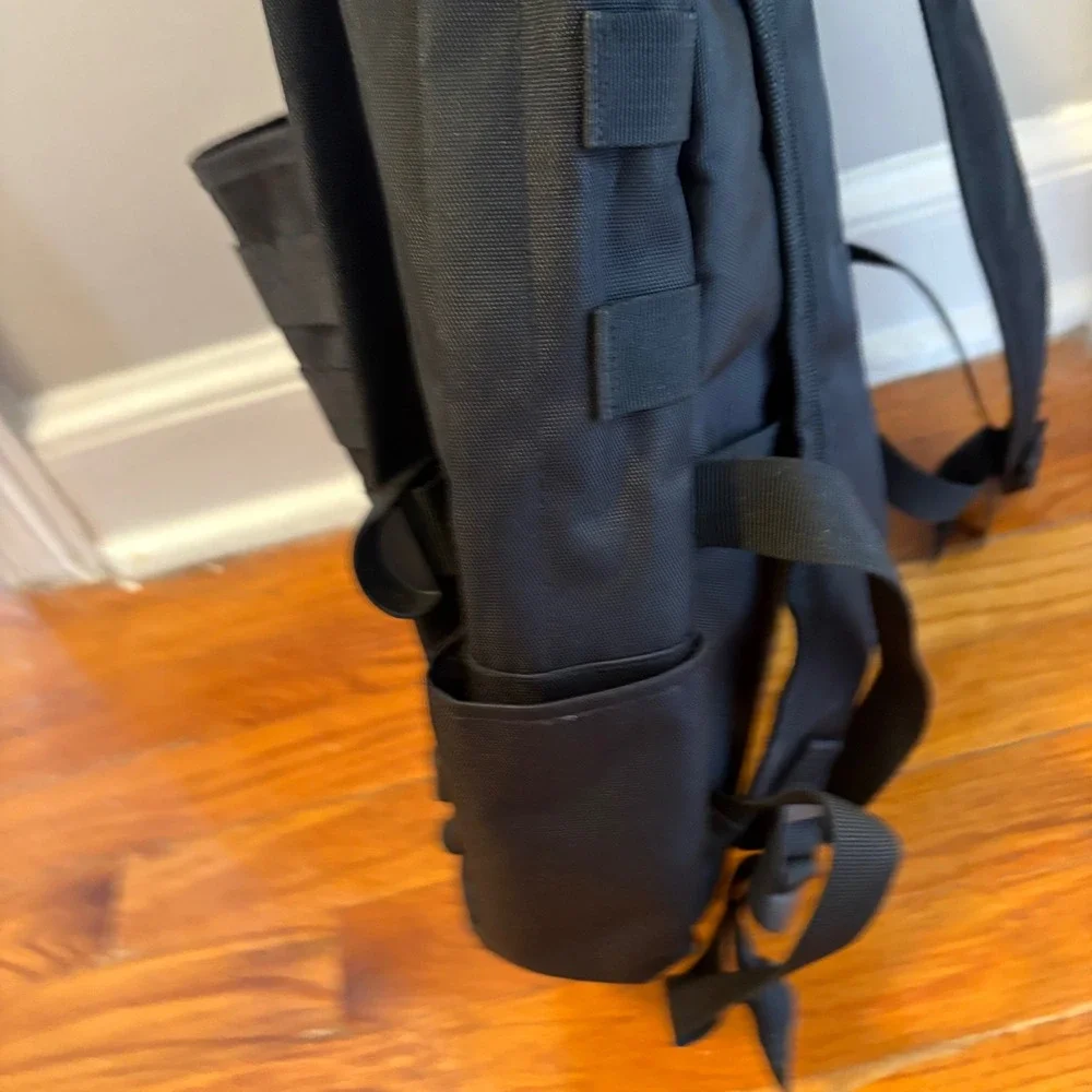 Redcon1 Mens Large Backpack Black Tactical Molle Gym Bag Flag Patch